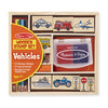 Wooden Stamp Set - Vehicles Melissa & Doug Age 4+