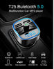 T25 Bluetooth 5.0 Multi-function Wireless Car MP3 Player